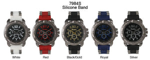 6 Geneva Strap Band Watches