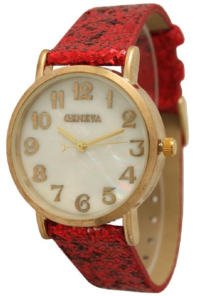 6 Geneva Strap Band Watches