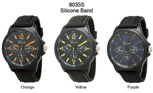 6 Geneva Strap Band Watches