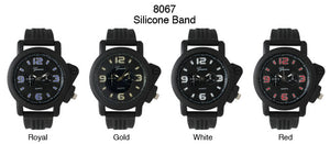 6 Geneva Strap Band Watches