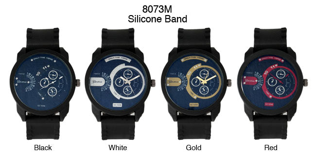 6 Geneva Strap Band Watches