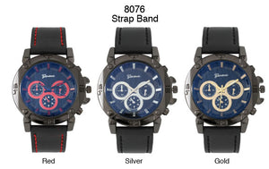 6 Geneva Strap Band Watches