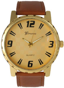 6 Geneva Strap Band Watches