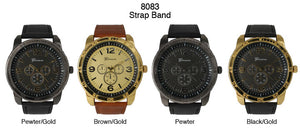 6 Geneva Strap Band Watches