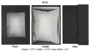 12 Black Window Cushion Boxes