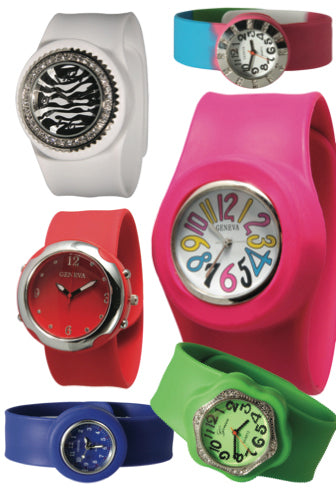 50 Assorted Silicone Slap Watches