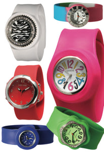 50 Assorted Silicone Slap Watches