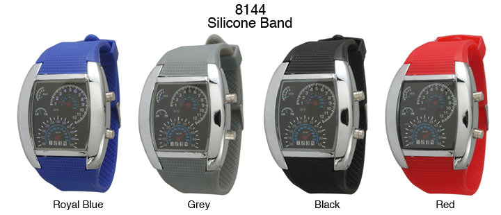 6 Geneva Strap Band Watches