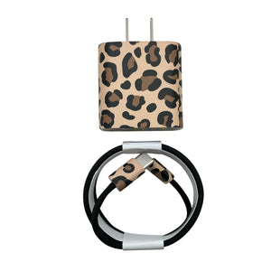 FAST 20W 3.3ft Lightening to USB-C Printed Charger Set