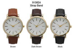 6 Geneva Strap Band Watches