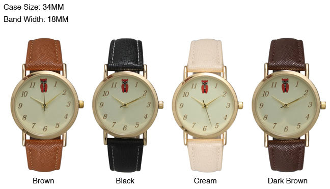 6 Geneva Strap Band Watches