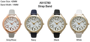 6 Geneva Strap Band Watches