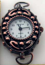 12 Geneva Antique Copper Watch Faces
