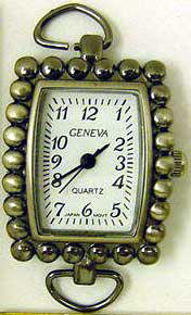 12 geneva Antique Silver Watch Faces