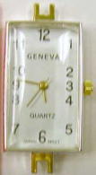 12 Geneva Two tone contemporary style watch faces