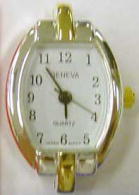12 Geneva Two tone contemporary style watch faces