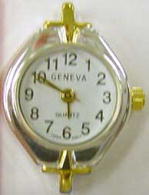 12 Geneva Two tone contemporary style watch faces