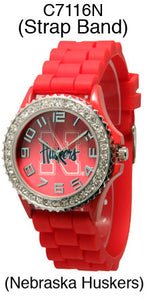 6 Nebraska Huskers Licensed Collegiate Watches