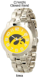 6 Iowa Licensed Collegiate Watches