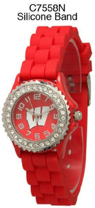 6 Wisconsin Badgers Licensed Collegiate Watches