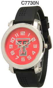 6 Texas Tech Licensed Collegiate Watches