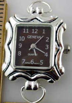 Load image into Gallery viewer, 12 Silver Tone Color Loop Watch Faces

