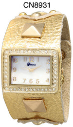 Load image into Gallery viewer, 6 Geneva Leather Band Watches
