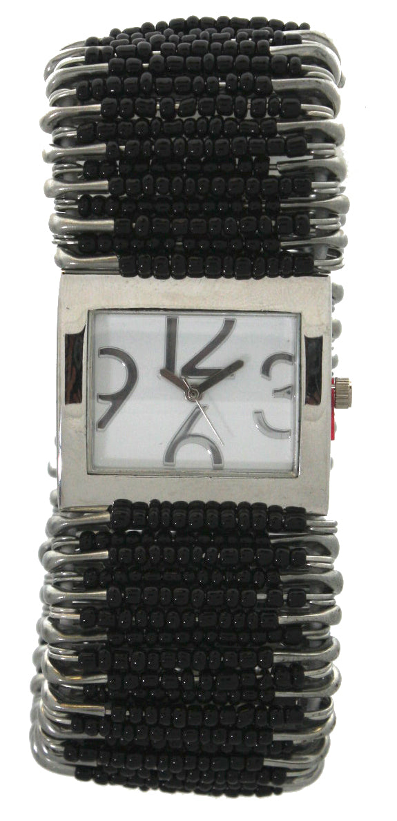 6 Beaded Stretch Band Watches
