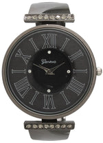 Load image into Gallery viewer, 6 Rhinestone Encrusted Bangle Watch with Roman Numerals
