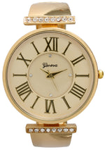Load image into Gallery viewer, 6 Rhinestone Encrusted Bangle Watch with Roman Numerals
