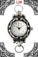 12 Silver Loop Watch Faces