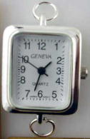 12 Silver tone loop watch faces