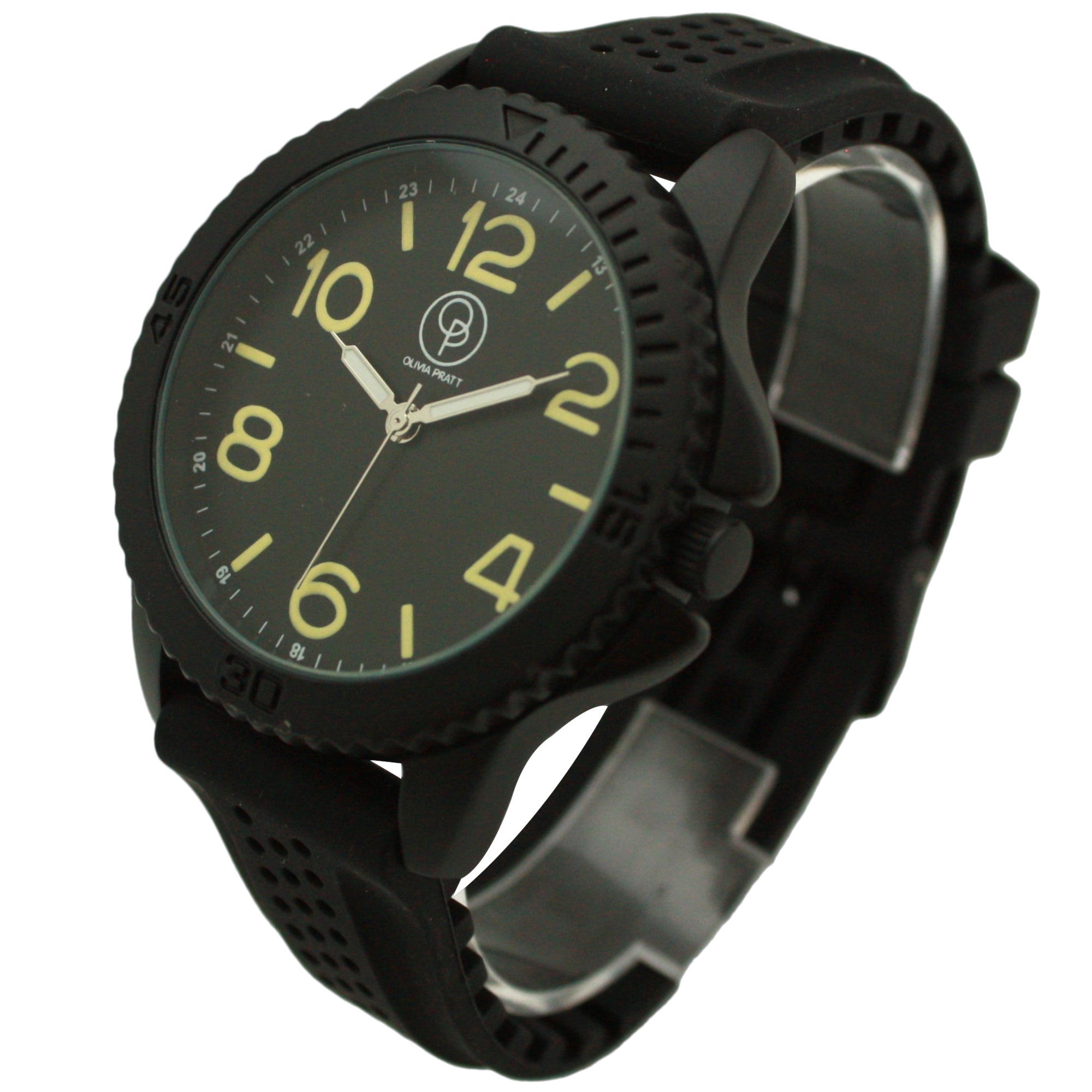Silicone Solid Colors Sporty Everyday Men Watch