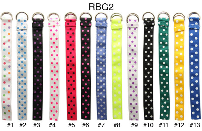 50 Grosgrain Ribbon Bands(Polka Dot)
