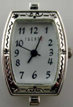 12 silver tone beading watch faces