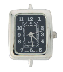 12 silver tone beading watch faces