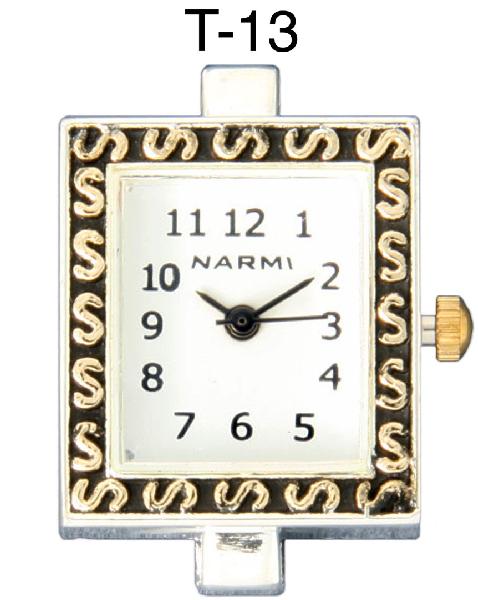 12 Two tone beading watch faces