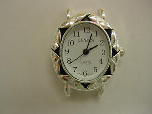 12 silver spring bar watch faces